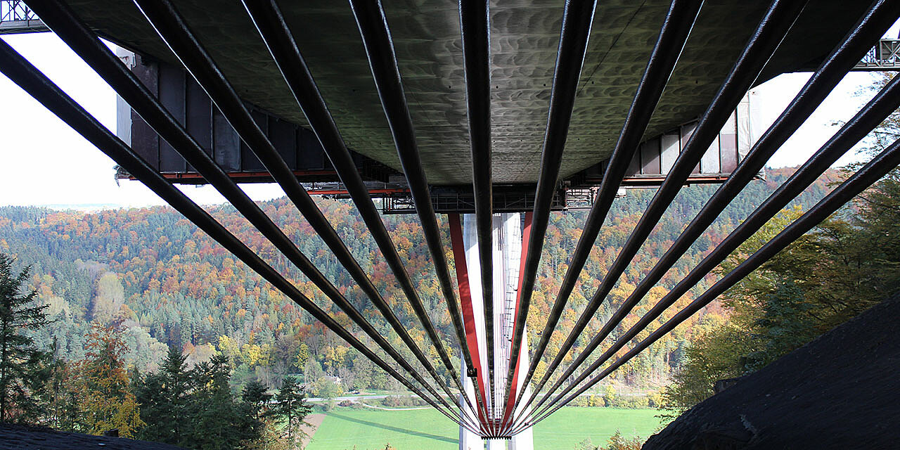 Ausschnitt Unterzüge Neckarbrücke